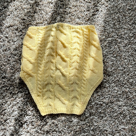 Boohoo Cable Knit Corset Style Strapless Top - Picture 2 of 4